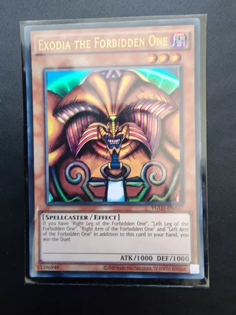 Yugioh TCG Exodia the Forbidden One YGLD-ENA17 Ultra Rare