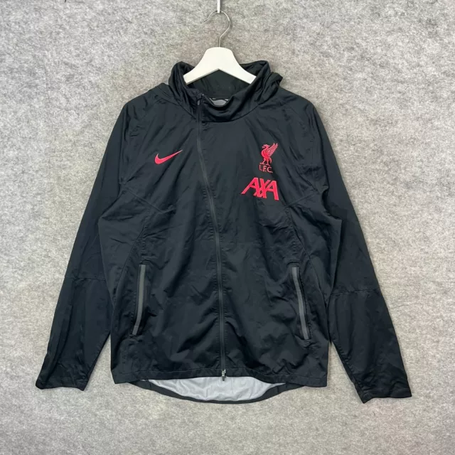 Liverpool Jacket Mens Large Black Nike Storm Fit Player Issue Bench Coat 2022