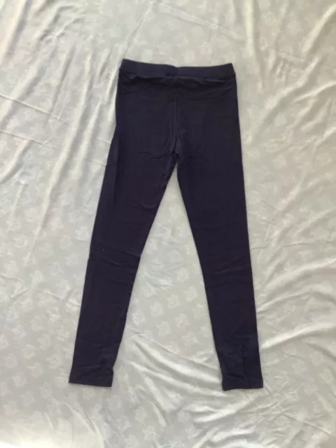 Silky Toes school collection navy leggings girl size 12