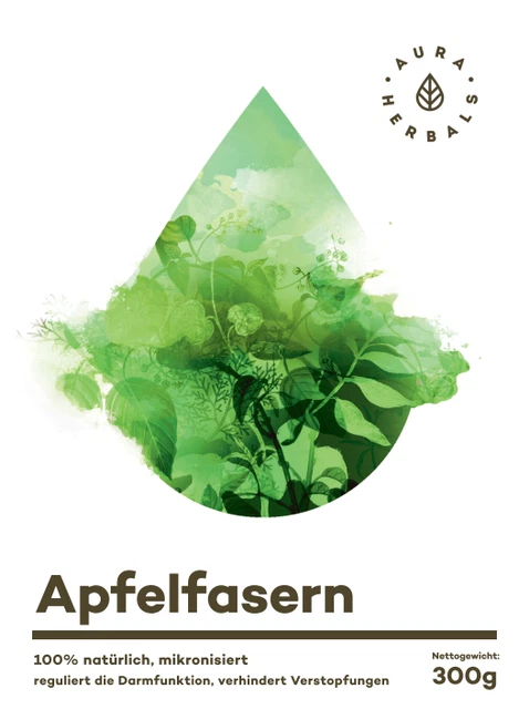 (19,33 €/ 1kg) Mikronisierte Apfelfaser (300 G) Mhd 02/2023