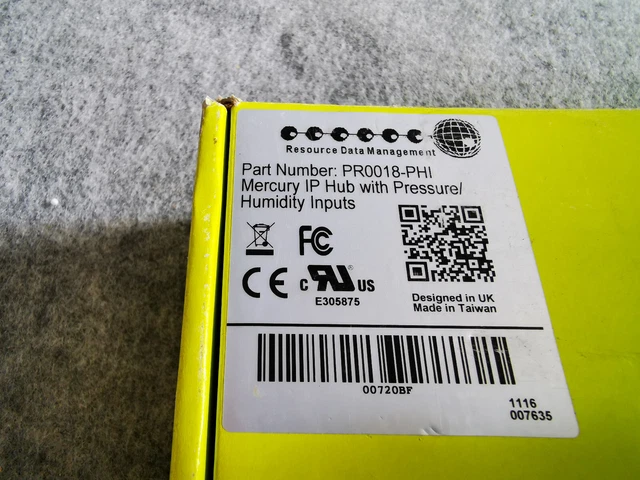 REFRIGERATION MERCURY IP hub/switch with pressure inputs RDM PR0018-phi ...