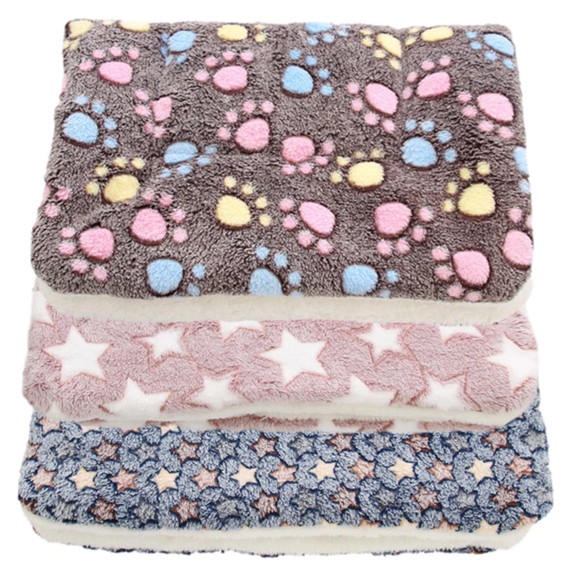 Pet Dog Bed Mat Self Warming Soft Flannel Pad Blanket Cat Bed Cushion Washable