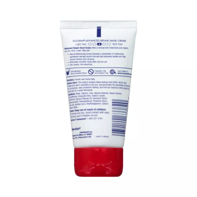 NEW Eucerin - Advanced Repair Hand Cream - 78g 2