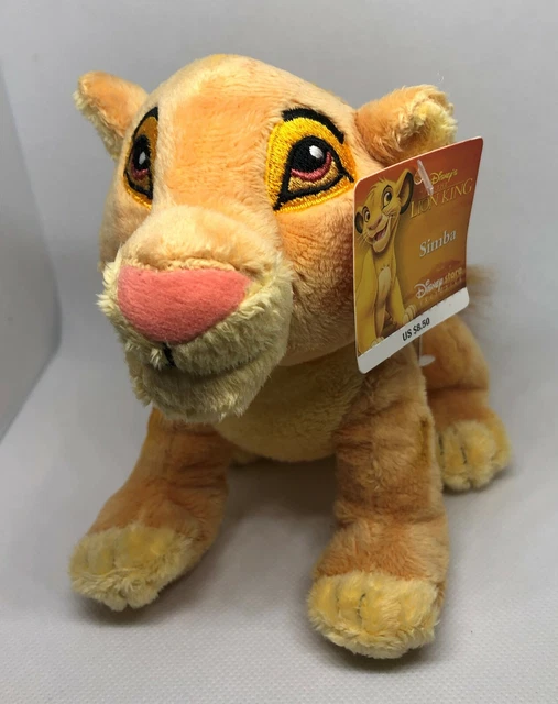 DISNEY STORE SIMBA Lion King 6" Plush Mini Stuffed NWT Early 90s ...