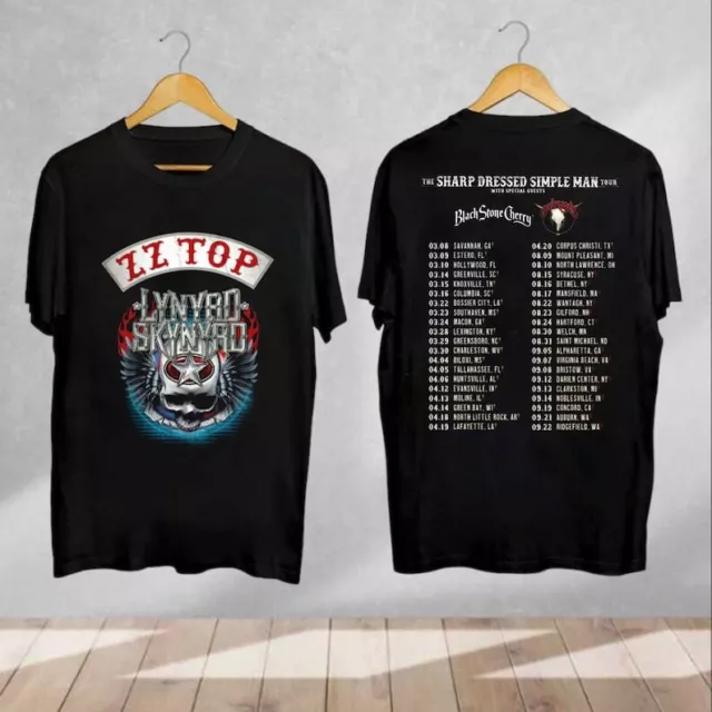 Lynyrd Skynyrd ZZ Top Tour 2024 Shirt, ZZ Top World Tour, Lynyrd Skynyrd Tour