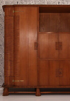 Art Nouveau Colli Turin Cabinet 10er 20er J. Oak Wardrobe Oak 20s Armoire 2