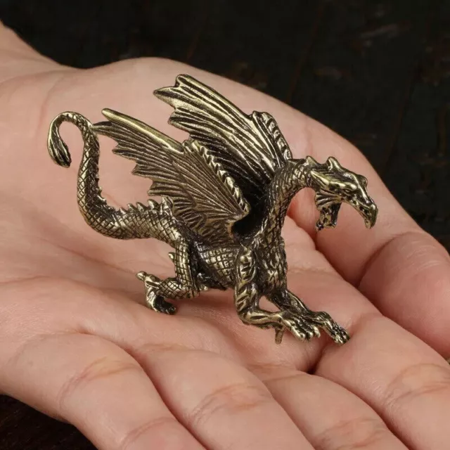 Dragon Miniature Figurine Mythical Winged Beast Legendary Creature Devil Statue