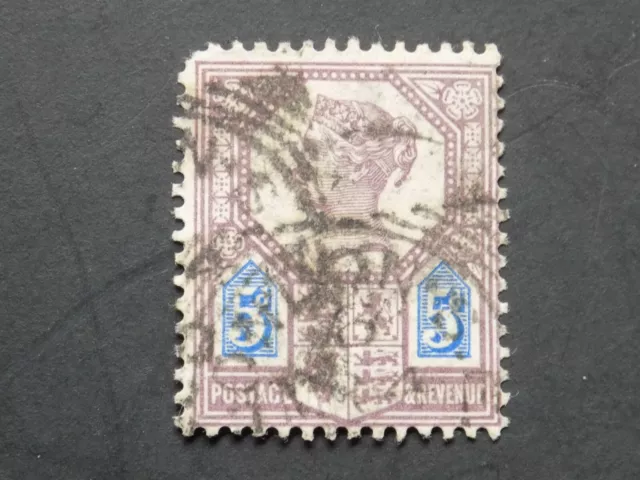 (1) used Great Britain stamp off paper -Scott # 118a-TYPE 1-Queen Victoria