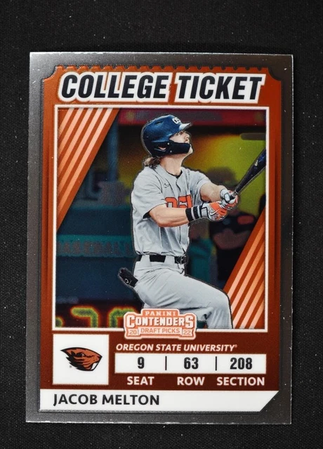 2022 Elite Extra Edition College Tickets Optic #CTO-24 Jacob Melton