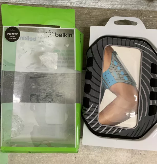 🍏 Belkin Sport-Fit Armband Black for iPhone 5,Open Box 🆕