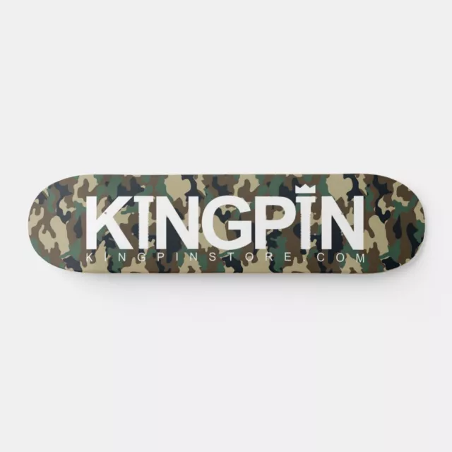 Kingpin Skate Supply Deck OG Logo Camo 3