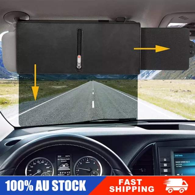 Car Sunshade Extension Extender Sun Visor Window UV Protection Blocker Rays NEW