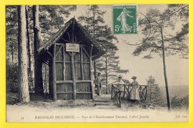 cpa Normandy 61 - CAROLE de l'ORNE Parc Maisonnette Rustique L'ABRI JANOLIN