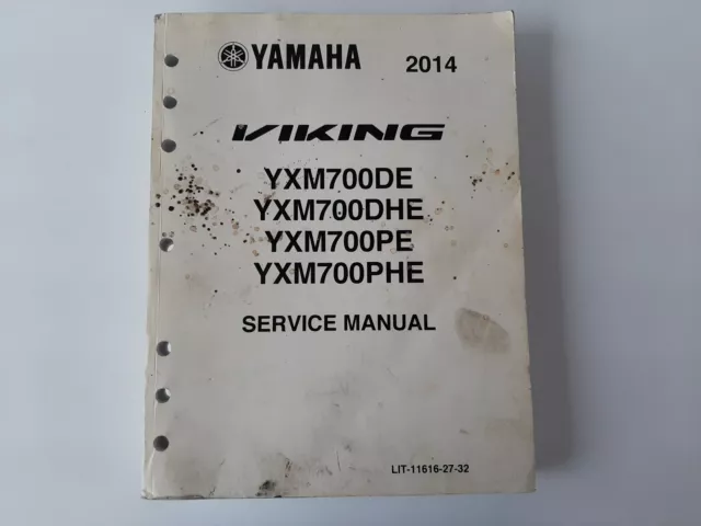 2014 Yamaha Viking YXM700DE YXM700DHE YXM700PE YXM700PHE SERVICE Manual 105 Page