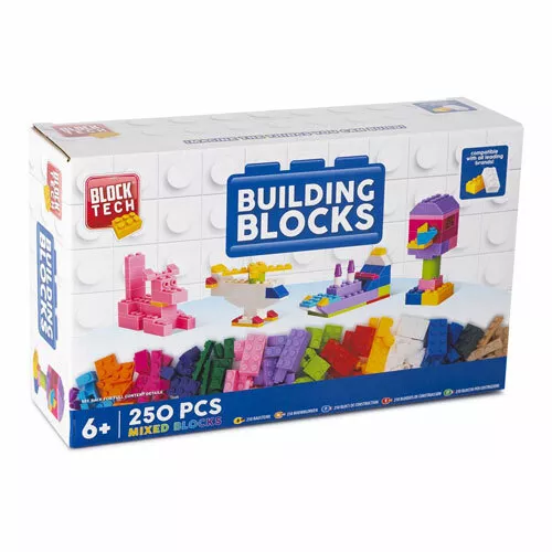Kids 134pc XXL Building Bricks Blocks Childrens Construction Blocks House  Castle