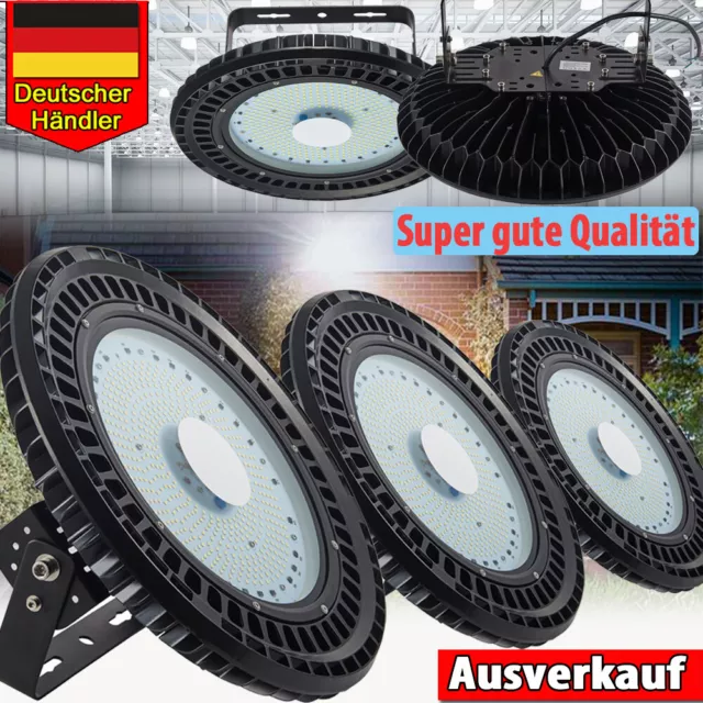 UFO LED Hallenstrahler Hallenleuchte High Bay 100W 150W 200W 250W Industrielampe