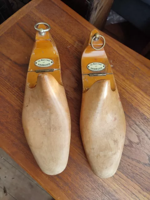 Vintage  'The Man’s Shop At Harrods'   Shoe Trees