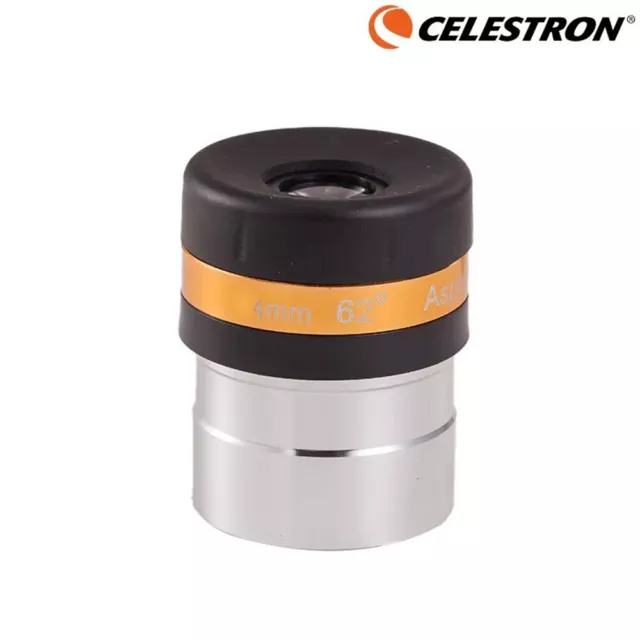 Celestron 1.25 Inch 4mm Wide Angle 62 Degree Fully Coated Eyepiece for Telescope