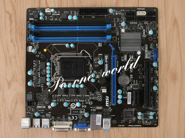 MSI B75MA-P45 ORIGINAL Motherboard LGA 1155 DDR3 Intel B75 USB 3.0 MS ...
