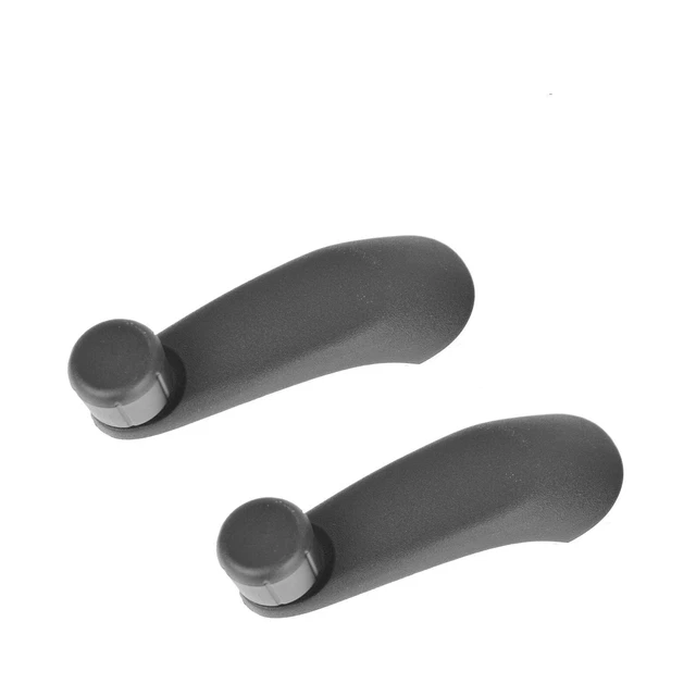 Manual Window Crank Handle Black Left/Right Pair For Chevy GMC Saturn