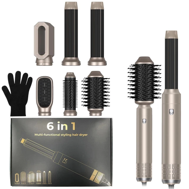 Haarstyler 6-in-1 Set - Der Alleskönner Für Perfekte Locken & Volumen