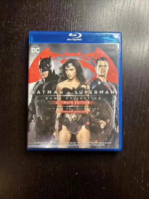 Batman vs Superman: Dawn of Justice Ultimate Edition 3-Disc Set Blu-ray