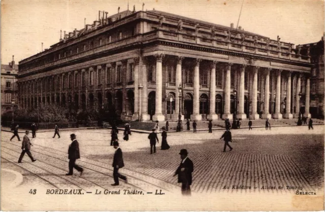 CPA Gironde BORDEAUX La grand Théatre (982465)