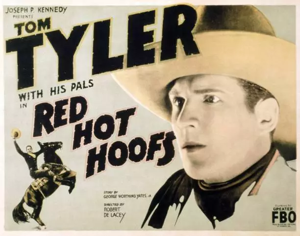 Red Hot Hoofs Poster Us Poster Tom Tyler 1926 Old Movie Photo