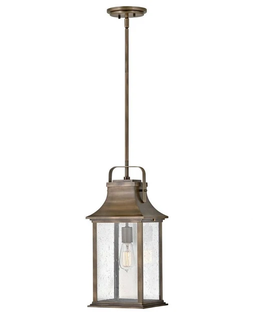 Hinkley Lighting 2392BU Grant - 1 Light Medium Outdoor Hanging Lantern in