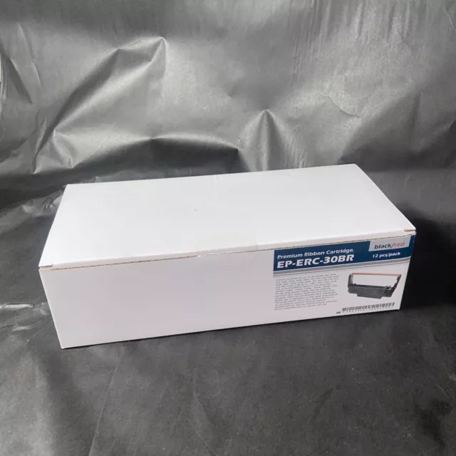 Premium Ribbon Cartridge ep-erc-30br 12pk black/red **BW3A**