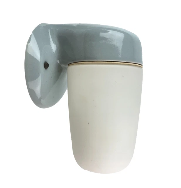 Light Blue Ceramic Model 6067 Sconce by Wilhelm Wagenfeld for Lindner 1958 3