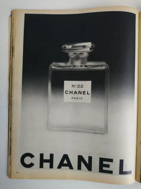 VINTAGE ADVERTISING 1958 - Chanel Perfume No. 22 Paris 1958 £5.17