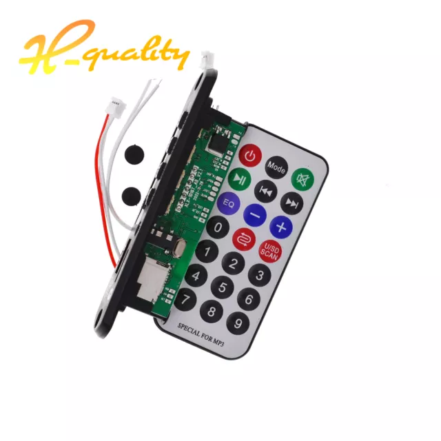 Wireless Bluetooth 12V MP3 WMA Decoder Board Audio Module USB TF Radio For Car