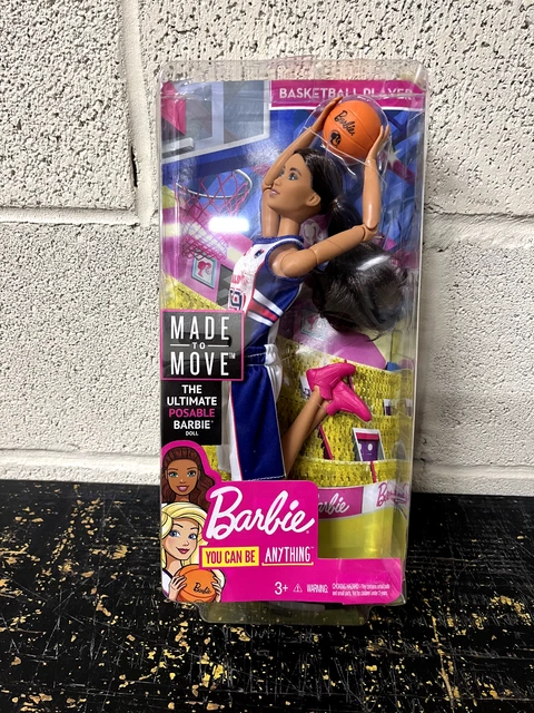 BARBIE BASKETBALL PLAYER Made to Move Toy Doll FXP06 NEW DAMAGED