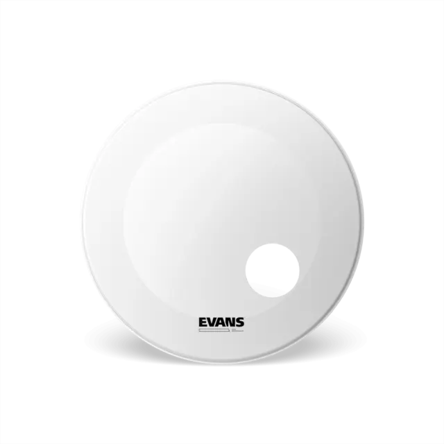 EVANS 18 " EQ3 Enduit Blanc - Bass Tambour Tympan de Résonance