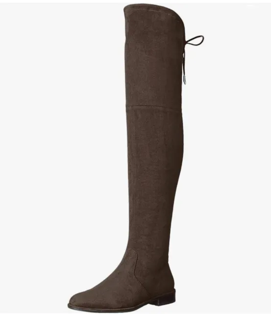 Marc Fisher Suede Over The Knee Riding Boots. Women’s Size 5M. Taupe/Brown. New