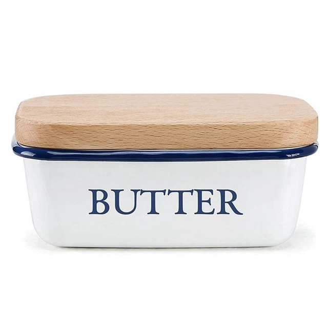 Caja de Mantequilla Estilo NóRdico Tapa de de Comida Bandeja de Almacenamie P9O1