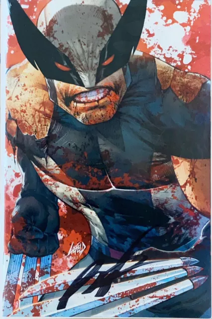 Deadpool: Badder Blood #1 Rob Liefeld Signed (Wolverine Red Eye) Virgin Variant