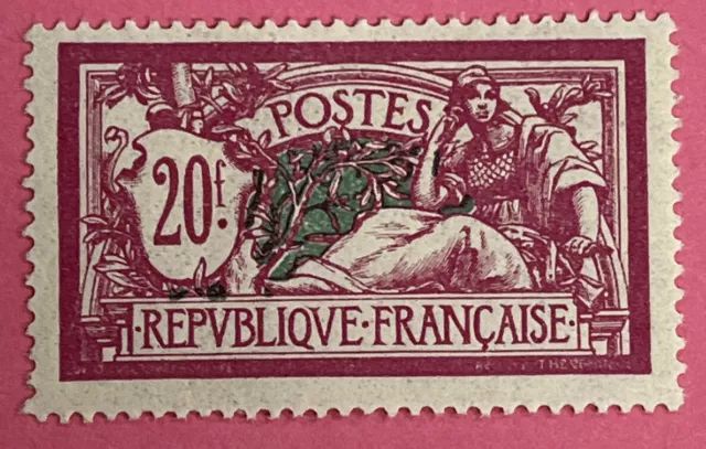 France Merson 20 Francs Lilas Vert N° 208 Neuf* (9)