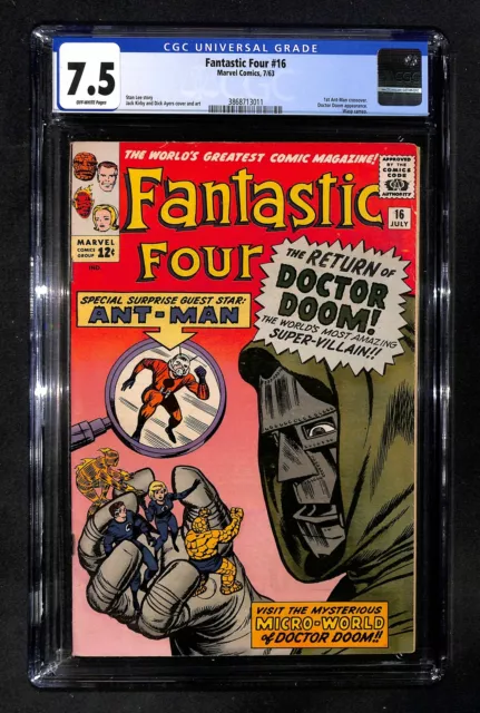 Fantastic Four #16 CGC 7.5 1st Ant-Man crossover