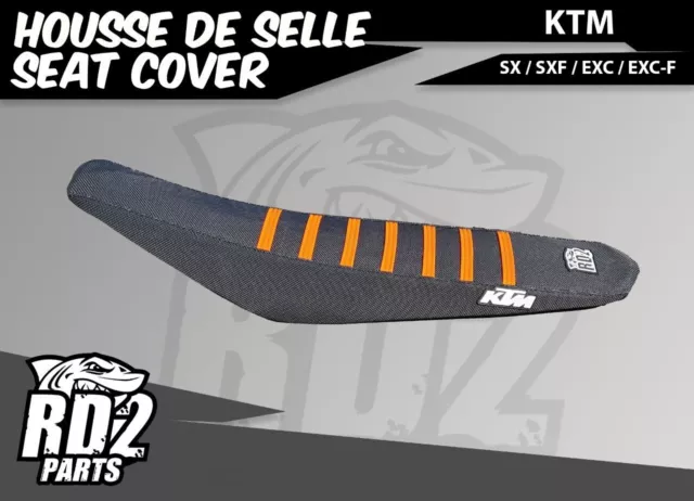 Housse de selle seat cover RD2Parts KTM SX/SXF 2011 à 2015 / EXC 2012 à 2016