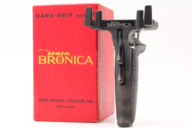 [Near MINT W/Box] Zenza Bronica Hand Grip Model T For S2 EC From JAPAN