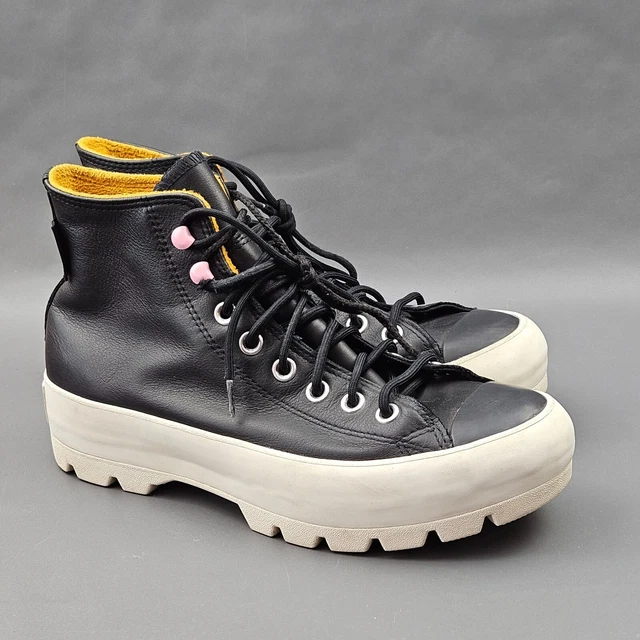 CONVERSE CHUCK TAYLOR All Star Hi Lugged Winter Womens 9 Black Leather