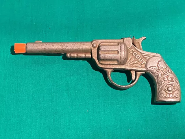 1890 Stevens SCOUT Cast Iron Cap Gun Toy, S11.2