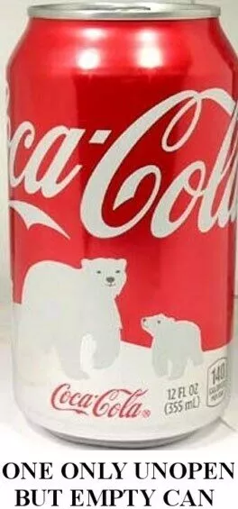 Coca-Cola Save Eisbär Ausgabe USA 2011 Leere Ungeöffnet American Coke Rot Ltd Ed