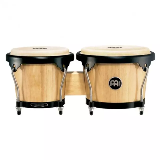 Meinl HB100NT Headliner Series Wood Bongo 6 3/4 & 8inch Natural - Brand New