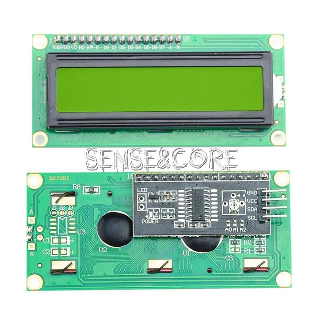 Display LCD HD44780 1602 Per Arduino E Raspberry - Schermo Blu 2x16 Caratteri, Interfaccia I2C, Include E-Book - Foto 8