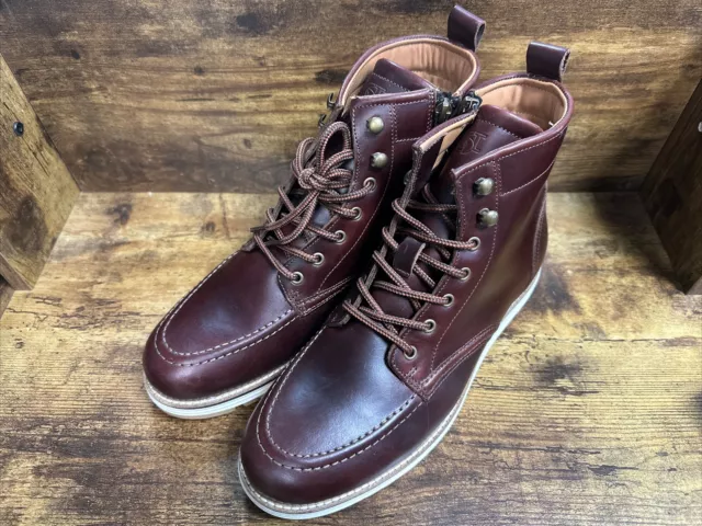 DUNE CRANEES LEATHER Boots Mens Brown Size UK 9 #REF34 £79.99 - PicClick UK