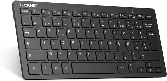 clavier sans fil AZERTY Android TV Box PC Windows Linux ordi USB Chrome Portable