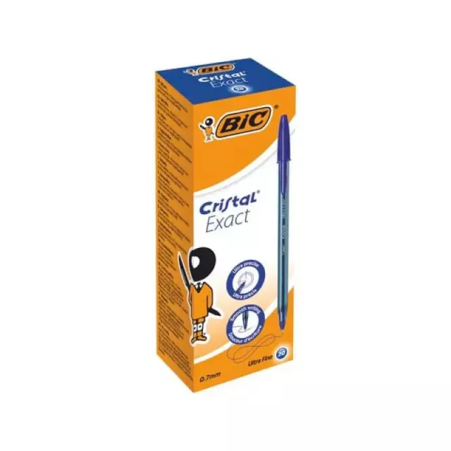 BIC Kugelschreiber Cristal Exact, Strichfarbe: blau